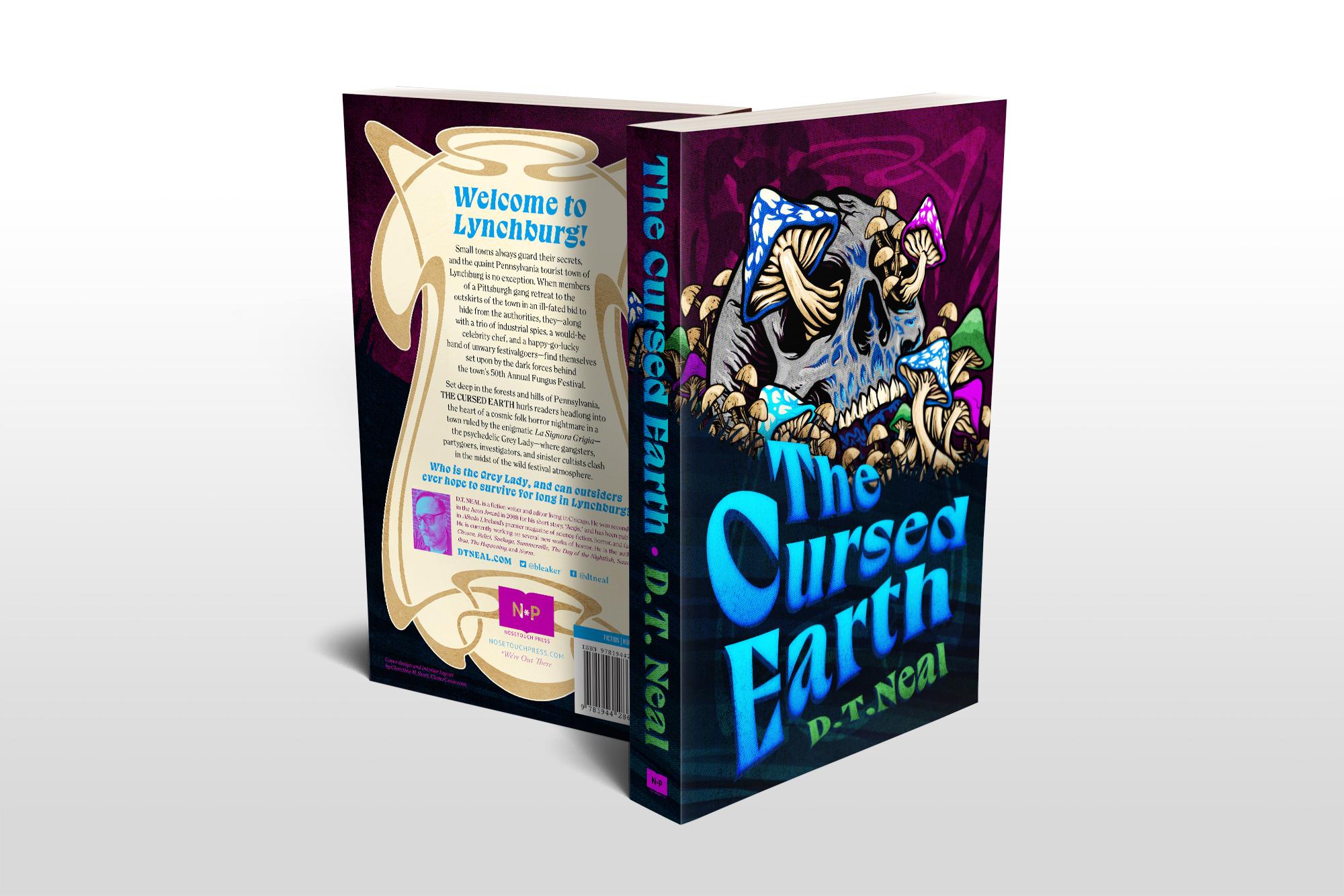 The Cursed Earth Book Cover and Interior Design